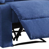 Blue Recliner with Cup Holder B062P215451