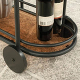 Bar Cart, Black finish B356P354498