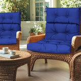 2 Pcs Set High Back Patio Chair Cushions, Tufted Rocking Chair Cushions, Adirondack Cushions for W419P287334