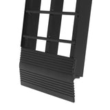 9ft Aluminum Plate Folding ATV Loading Ramp Black Pair Truck Trailer 1200 lbs 03466389