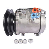AC Compressor 24V 20Y-810-1260 20Y-979-6121 Fit for Komatsu PC160 PC450 10S15C R134a 34417858