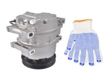A/C Compressor with Clutch Fits for Hyundai Genesis 3.8 Sedan 4-Door 2009-2014 V6 3.8L 6-Groove 11979902