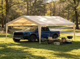 10 x 20 ft Carport Replacement Canopy Cover, Heavy-Duty Waterproof Garage Top Tarp with Ball Bungees 31092852