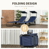 ZUN Folding Lounge Chairs / beach chair （Prohibited by WalMart） 39831180