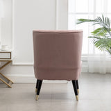 Elon Contemporary Velvet Upholstered Accent Chair, Pink T2574P164257