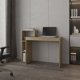 Salom Computer Desk with Open Storage, Natural Oak B128P263727