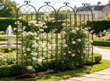 71 x 20 Inch Garden Trellis 4 Pack Rustproof Metal Decorative Trellis for Climbing Plants Outdoor 40069134