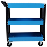 3 Tier Rolling Tool Cart on Wheels,Heavy Duty Utility Tool Cart with Pegboard for Repair Shop, W465P146341