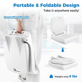 Outdoor swimming pool chairs with folding function-White 94449115