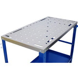 Welding Table 36"x18", 1200lbs Load Capacity Steel Welding Workbench Table on Wheels, Portable Work W465P176039