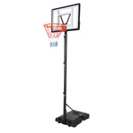 ZUN Basketball Hoop Outdoor Portable Basketball Goals, Adjustable Height 7ft - 10ft for Adults & 57794228