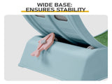 80*34*86CM Light blue PP track connector assembly, circular design with green carpet 1 cat teaser 07017045