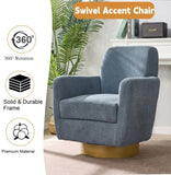 360 degree rotating sofa armchair cotton linen skin friendly fabric Ergonomic design Living room W2113P235640