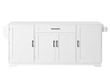 54.3" Sideboard Buffet Cabinet with, 4 Doors & 1 Drawer, Melamine MDF Kitchen N711P437643K
