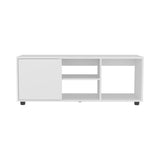 ZUN Adel 51" Wide Tv Stand with One Door Cabinet , Four Open Shelves, Cable Management, Living, Tv B200P286981