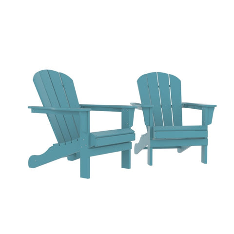ZUN HDPE Adirondack Fire Pit Chairs, Sand Patio Outdoor Chairs,DPE Plastic Resin Deck W120941869