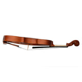 GV101 4/4 Acoustic Matt Violin Case Bow Rosin Strings Shoulder Rest Natural 42402082