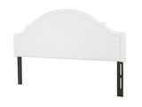Catherine Upholstered King Headboard, Antique White Woven B2719P238659