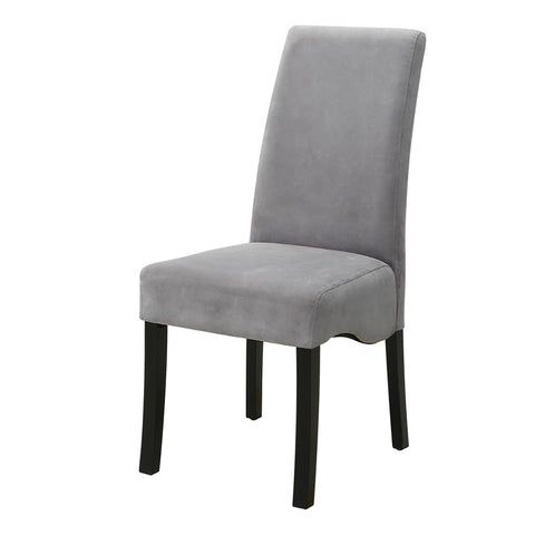 ZUN Grey and Black Upholestered Dining Chair B062P153688