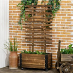 ZUN Wooden Planter、Flower shelf 67053881