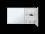 Nome Medicine Cabinet with Interior Storage Compartments, White B097P474278