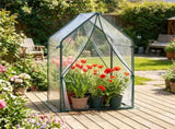 36" 36" 60" Portable Mini Greenhouse with PE Bottom Mat, 3660 Inch Clear PVC Plant Grow Tent, 87060247