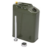 20L Standard Cold-rolled Plate Petrol Diesel Can Gasoline Bucket with Oil Pipe Army Green 86800077