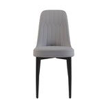 ZUN A set of 2 dining chair, modern style chair made of high-quality PU Leather fabric with thick soft W2189140246