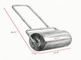20-Inch Push Tow Behind Lawn Roller, Fillable with 10 Gal Water or Sand, Garden Roller for Sod 61158534