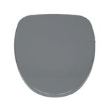 ZUN Portable Toilet with Non-slip Mat Grey 56598783