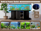 Modern 55-75 Gallon Fish Tank Stand Power Outlet , Heavy Duty Aquarium Stand 54228501
