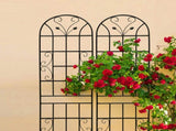 4 Pack Metal Garden Trellis 86.7" x 19.7" Rustproof Trellis for Climbing Plants Outdoor Flower W1586P268035