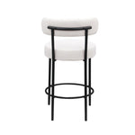 ZUN Woker Furniture Modern Counter Height Stools Set of 2, Uphsoltered 26" Seat Height Barstools with W1567P147206