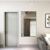 60"x36" Oversized Modern Rectangle Bathroom Mirror with Balck Frame Decorative Large Wall Mirrors W70881126