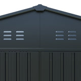 Outdoor Storage Shed 20x13 FT, Metal Garage Shed Backyard Utility Tool House Building with 2 Doors W1895P199514