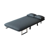 39 Convertible Chair Bed, Tri-Fold Sofa Bed with Adjustable Backrest & Pillow, Leisure Chaise W1767106625