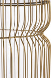 ET901 Modern Contemporary Metal Nested base and Tinted tempered glass top material 21" Height End B009P306193