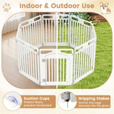 8-Panel HDPE Pet Fence , 50"x50"x32" Square 70573637