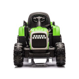 ZUN Ride on Tractor with Trailer,24V Battery Powered Electric Tractor Toy, 200w*2motor W1578P193903