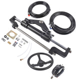 Hydraulic Steering System w/2 x 14ft Hoses & Hydraulic Cylinder HO5114 Replacement for Boats 56488201