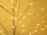6 FT Lighted Birch Tree Artificial Twig Tree Lamp for Christmas 47477086