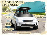 White 2-in-1 6V Battery-Powered Electric Ride-on Car with Sliding Mechanism Headlights Music Horn 06183027