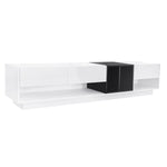 ZUN ON-TREND Sleek and Stylish TV Stand with Perfect Storage Solution, Two-tone Media Console for TVs Up WF311772AAK