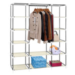 ZUN 69" Portable Clothes Closet Wardrobe Storage Organizer with Non-Woven Fabric Quick and Easy to 29697868