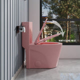 1.1/1.60 GPF Dual-Flush One Piece Toilet, Water-Saving Elongated Comfort Height Floor Mounted, W3192P277861