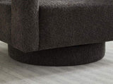 29.13" W Square Swivel Accent Chair, Modern Rotating Arm Chair with Open Back,360 Degree Rotation, W3188P280199