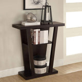 Cappuccino 2-Shelf Console Table B062P153906