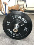 ZUN Weight Plates, Rubber Bumper Plates, 2 Inch Steel Insert 10lb Bundle Options Available for Home Gym 72852729