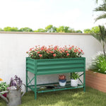 ZUN Garden Bed、 Galvanized Planter 33351212