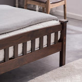 PWB-044 Cap Vertical Strip Bed Walnut Queen 90051008